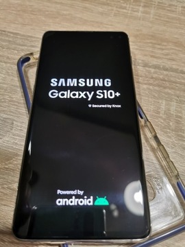 Samsung s10 + plus biala perla jak nowy