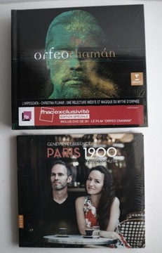 ORFEO CHAMAN, PARIS 1900,  2 płyty CD+DVD, folia