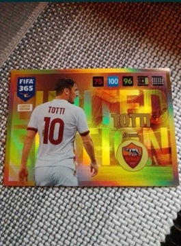 Karta limited edition FIFA 365 2017 Totti