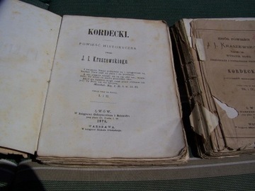 KRASZEWSKI - KORDECKI - nakładem PILLERA - 1875