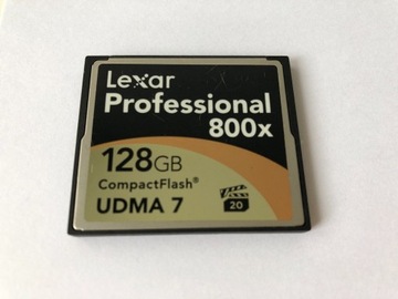 Karta pamięci Lexar 128GB 800x Compact Flash Profe