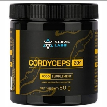 Cordyceps 20:1 Maczużnik Chiński 50g Slavic Labs