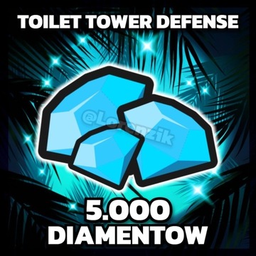 5.000 GEM (DIAMENTY) | Toilet Tower Defense