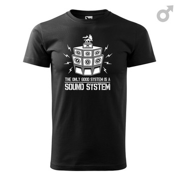 Sound System koszulka T-shirt Reggae Rasta THC 