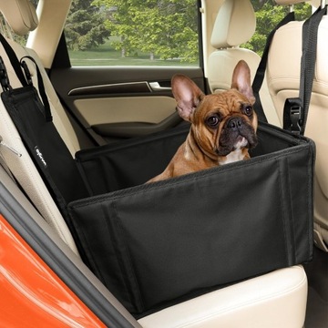 Wyjątkowo stabilny fotelik samochodowy dla psa S