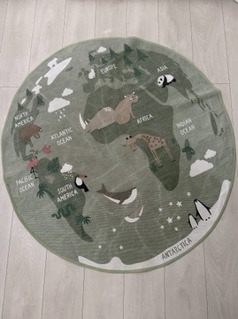 H&M Home okrągły chodnik dziecięcy mapa 130 cm