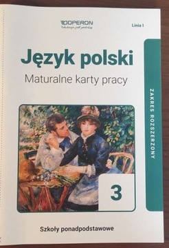 Maturalne karty pracy Język polski Operon część 3