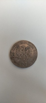 Moneta z PRLu 20zl Marceli Nowotko 1974