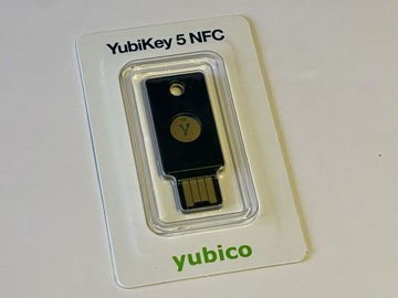 Klucz bezpieczeństwa Yubikey 5 NFC, 2FA
