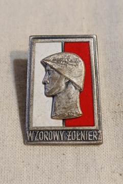 Srebrna odznaka wzorowy żołnierz wz.73