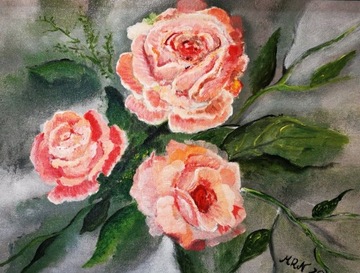 Obraz "Róże" na Dzień Matki
