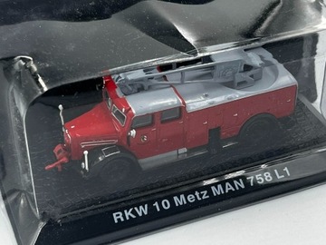 RKW 10 metz MAN 758 L1 Straż pożarna (1:72)