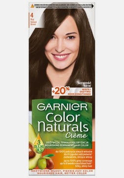 FARBA GARNIER 4 BRĄZ NATURAL BROWN color naturals 