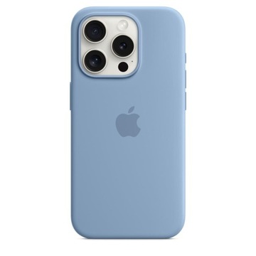 Silikonowe etui MagSafe iPhone 15 Pro Winter Blue