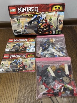 Lego Ninjago 70667 Motocykl Kaia i skuter Zane'a