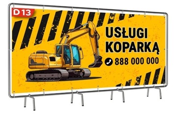 Baner Reklamowy Motoryzacja Bud 250*150cm 450gr m2