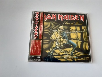 IRON MAIDEN - PIECE OF MIND CD Japan z OBI 1998 r.