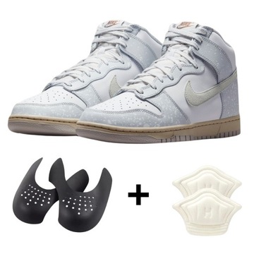 Buty Nike Dunk High Grey FD9759-100 r.43 + Dodatki