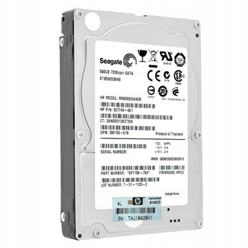 Dysk 500Gb MM0500EANCR 7,2K Sata 2,5'' 