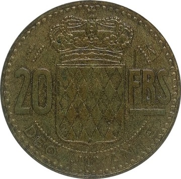 Monako 20 francs 1950, KM#131