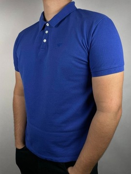 Koszulka Polo Emporio Armanii XL niebieska