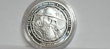 Gandalf LOTR 2021 1oz srebro