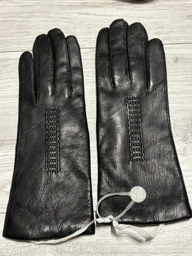 Rękawiczki skórzane damskie rozmiar 18