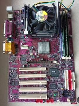 Retro PC Płyta główna P4XFCU + procesor + ram