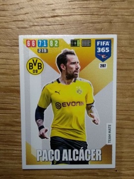 KARTA FIFA 365 2020 PANINI Alcacer nr 207 Borussia