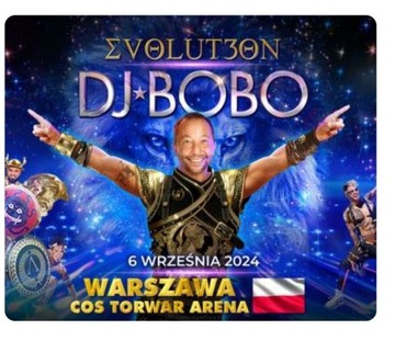 2 bilety VIP na koncert DJ BOBO, Warszawa, Torwar!