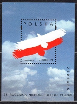 Fi. Blok 154 (110) 75 r niepodległości Polski