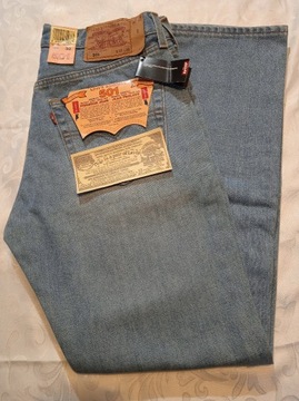 Levis 501 Nowe spodnie jeansy W32 L30 + Gratis!