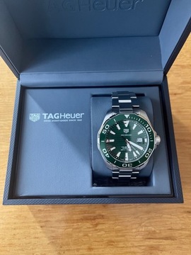 TAG HEUER Aquaracer 43mm Green Dial HULK + Rotomat