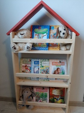 Półka domek na książki! Regał dla dzieci!!