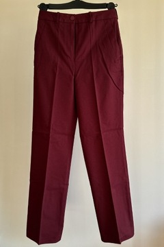 Lacoste damskie spodnie bordowe, rozmiar 36