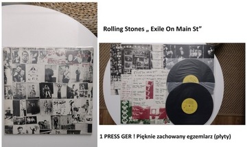 Rolling Stones "Exile On Main St." 1 PRESS GER Rarytas 1972.