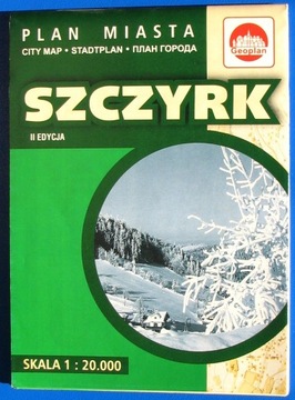 Szczyrk Plan Miasta 1 : 20 000