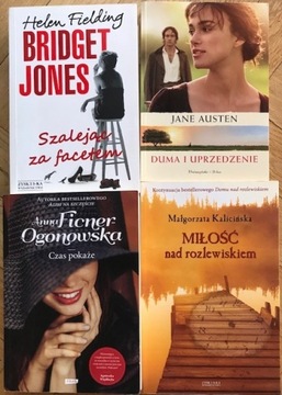 "Duma i uprzedzenie", "Bridget Jones" - romanse