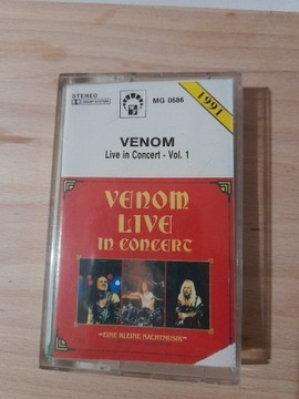 Kaseta audio Venon Live in concert 