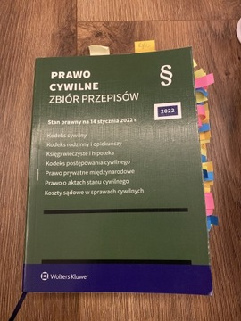 Prawo cywilne zbiór przepisów KC KPC