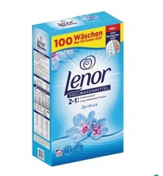 Proszek Lenor 100 prań 6KG do białego z Niemiec DE
