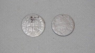 Półtorak 1621 + 10 groszy 1840