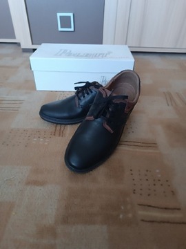 Polbut buty męskie casual czarne r. 37