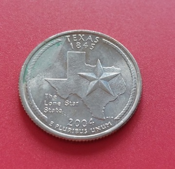 Moneta 1/4 dolara USA - 2004. Texas 1845.