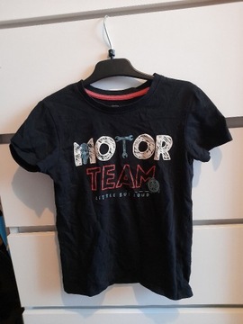 Koszulka T-shirt 116 motor team chłopca chłopiec