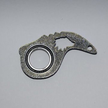 Keyrambit karambit spinner brelok wolf wilk zawieszka do kluczy łożysko