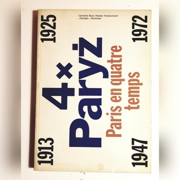 Książka Zachęta "4 x Paryż"