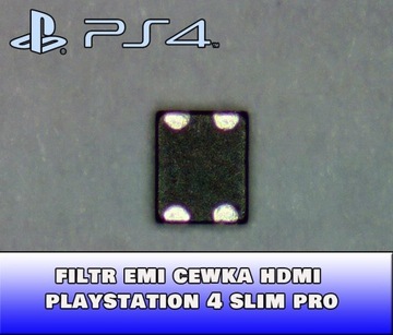 Filtr EMI cewka HDMI PlayStation PS4 SlimPRO 4szt