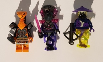 Lego Ninjago figurki duch, ghost, wąż, cobra