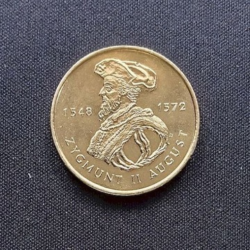 Moneta 2 zł Zygmunt II August - 1996 rok 